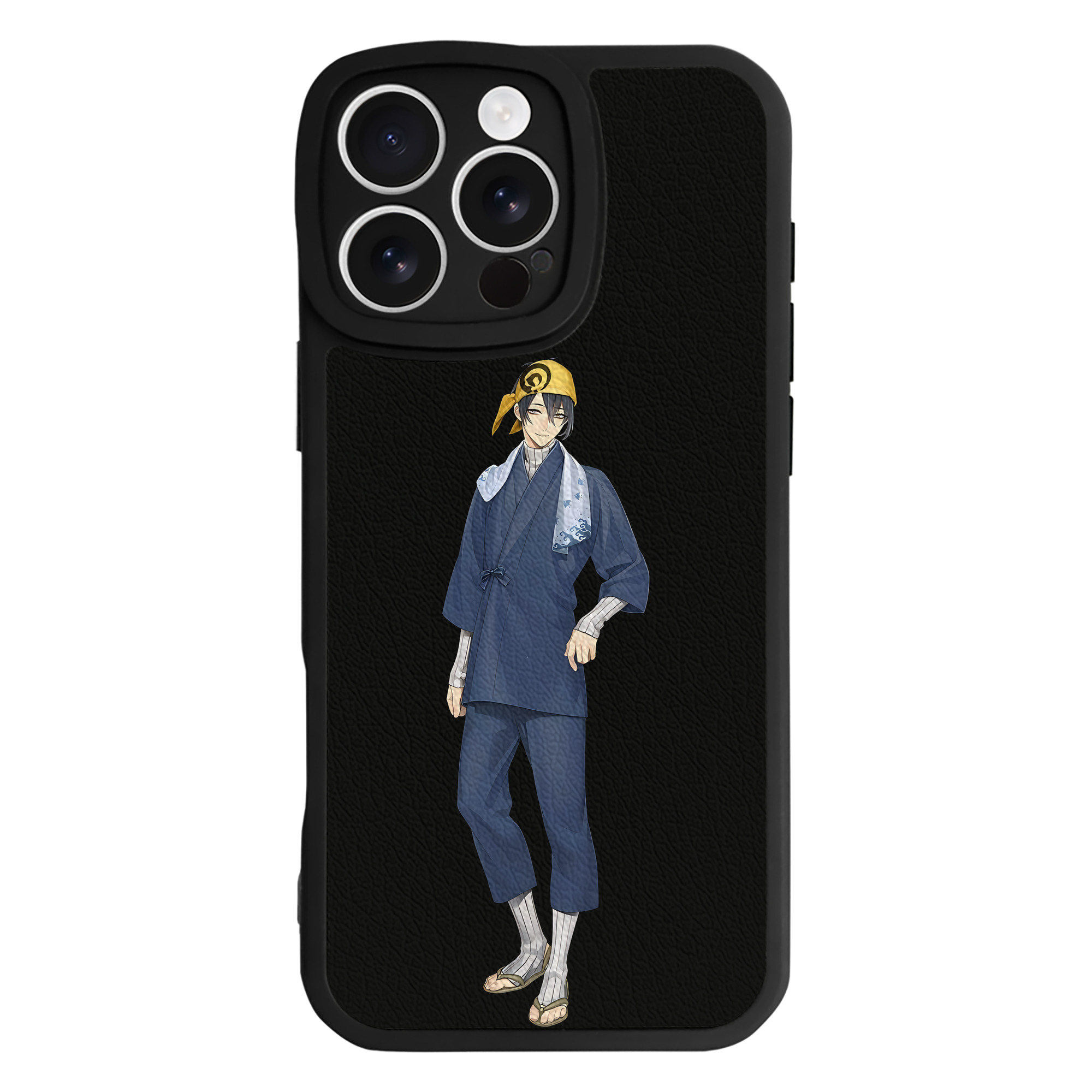 （画像用） 刀剣乱舞 Touken Ranbu 【iPhone 16シリーズ対応】シリコンスマホケース（レザー調） 材質：シリコン
